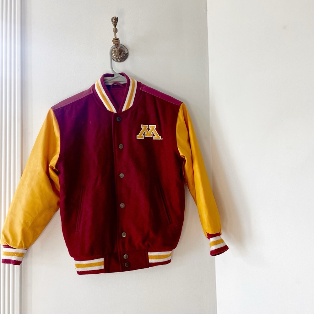 Vintage Steve & Barry’s University of Minnesota Varsity Jacket | Kids 10/12